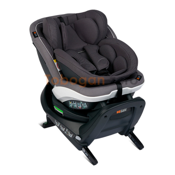 Silla Coche Bebé BeSafe Izi Turn B i-Size 360º METALLIC MELANGE 40cm-105cm