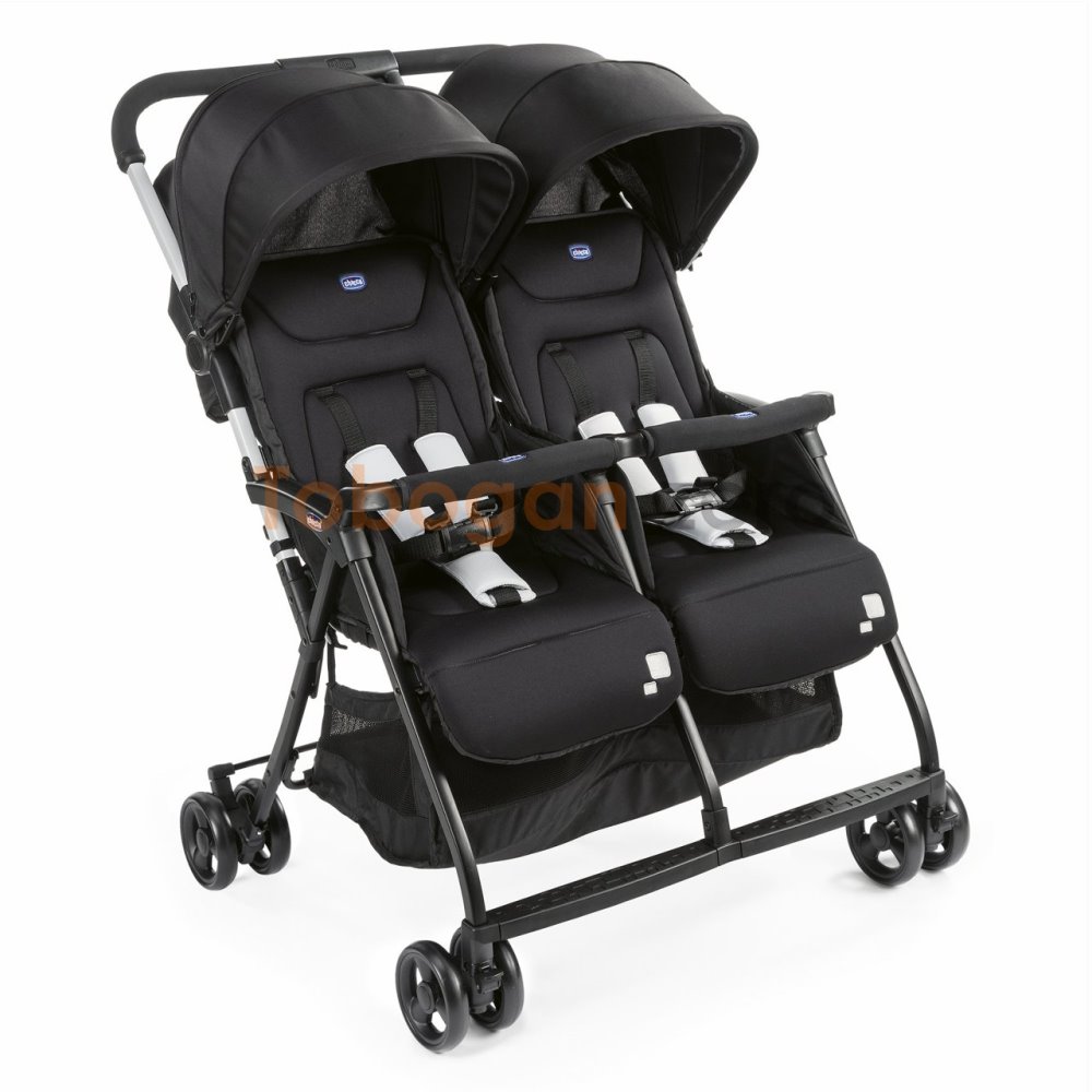 Silla Paseo Gemelar Chicco OhLalá Twin NEGRO)