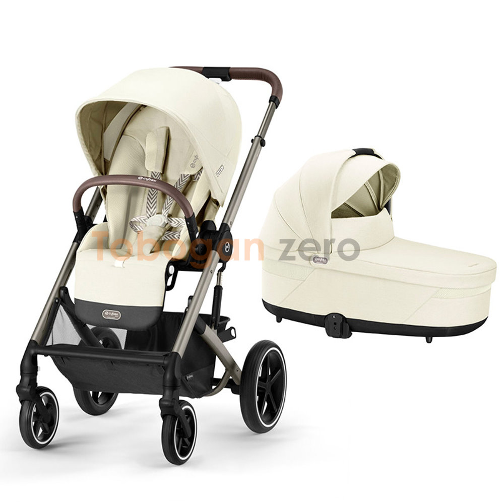 Carro 2 Piezas Cybex Balios S Lux CH. GRAFITO-TEX.CRUDO-SEASHELL BEIGE).